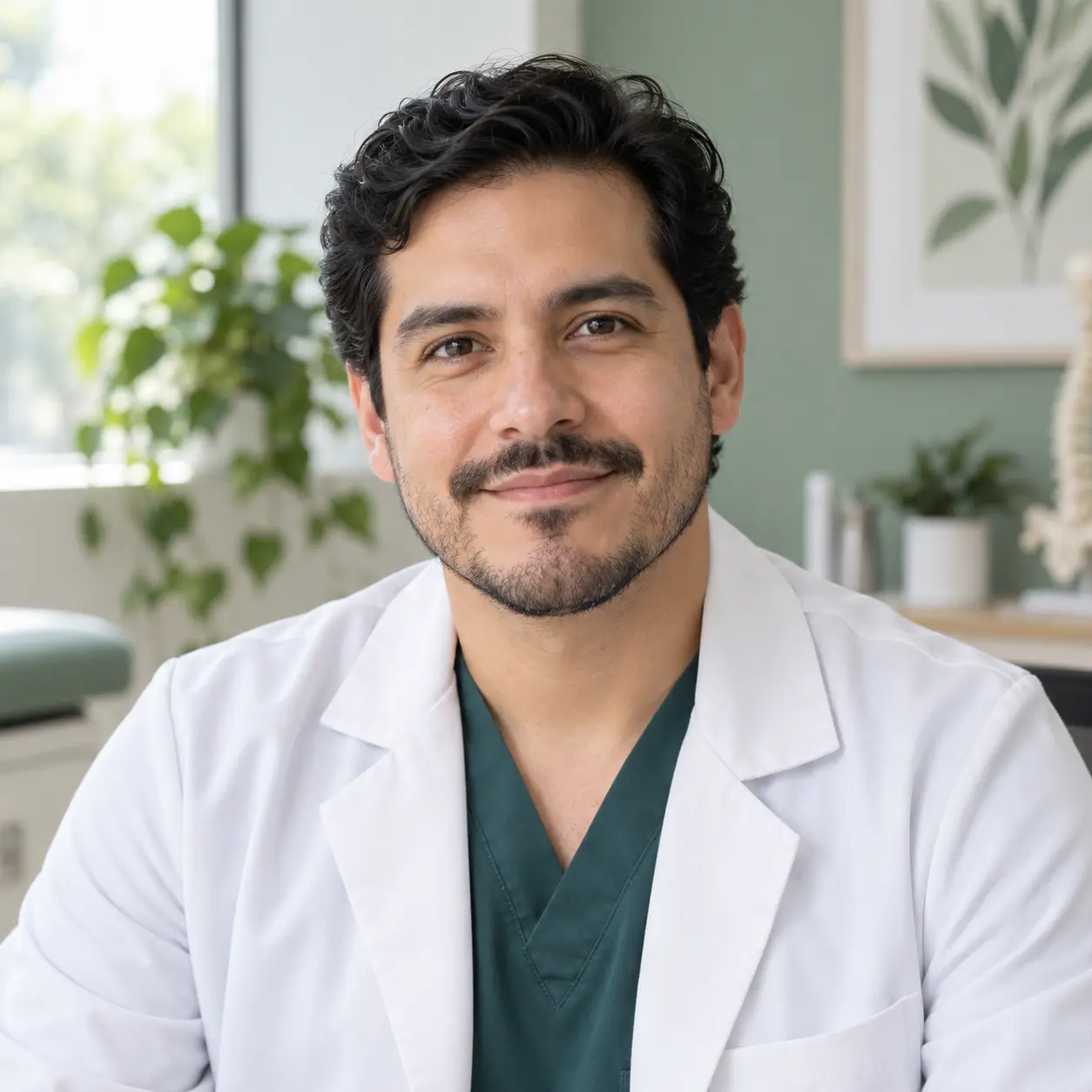 Profesional de la salud en una consulta