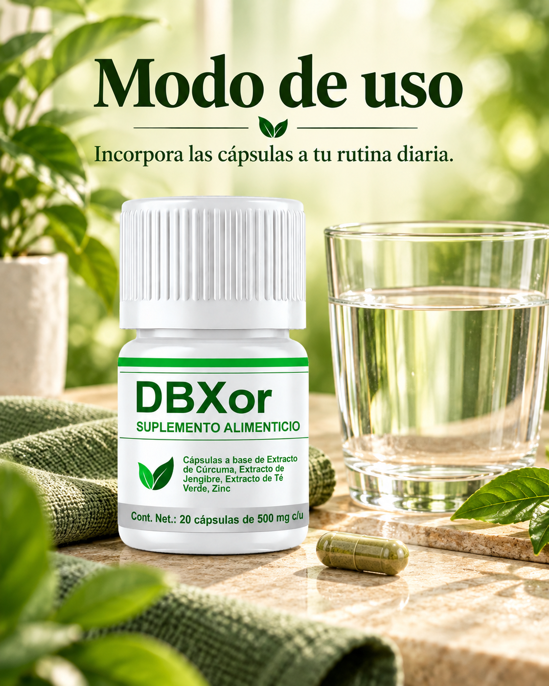 Vista de las cápsulas DBXor 4